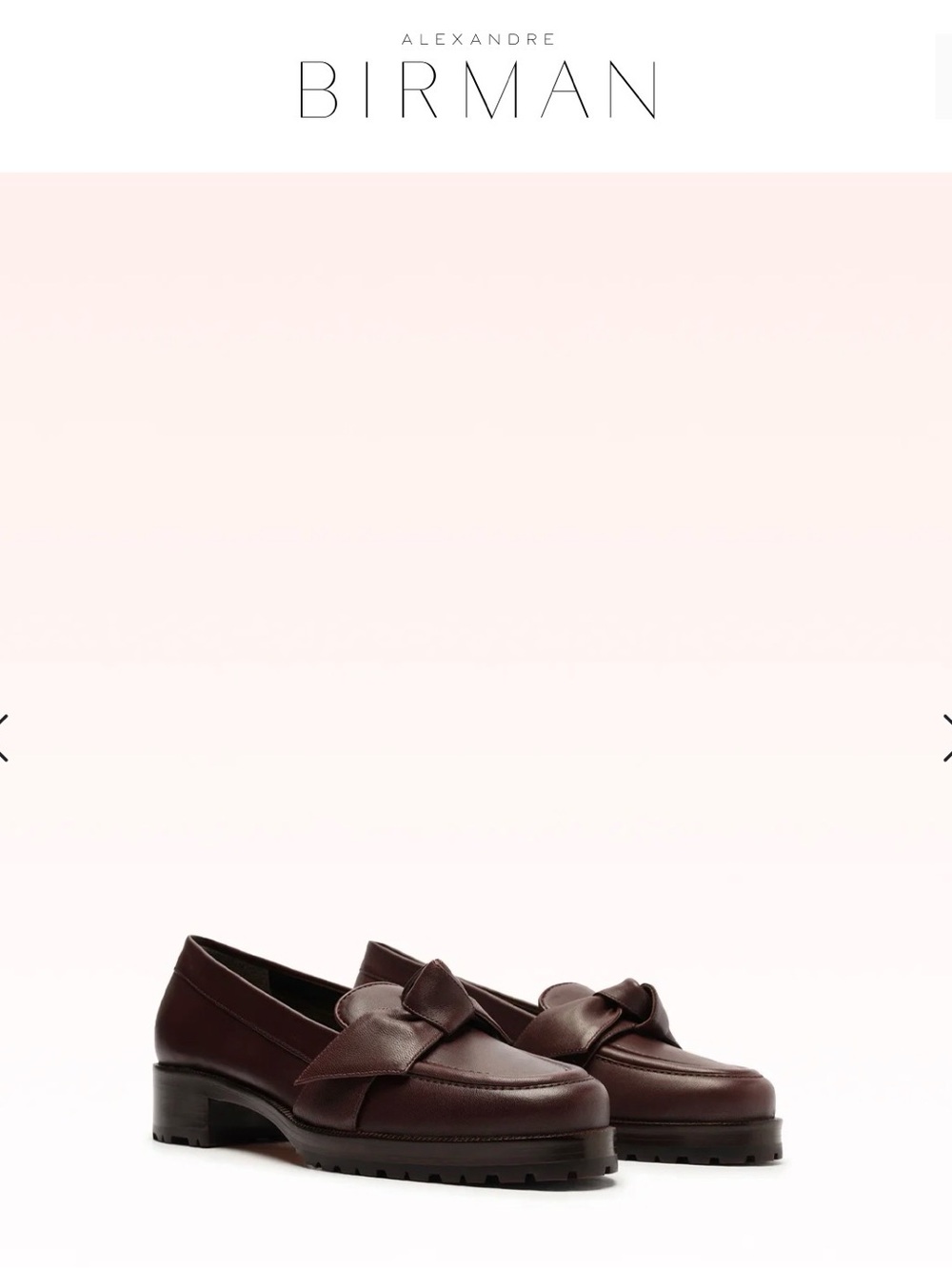 Alexandre Birman MAXI CLARITA LUG SOLE LOAFER FIG